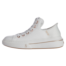 Skechers Snoop One-og Leather - Slip-ons 186001WHT Női Fehér Sportcipő, 37