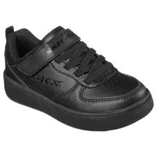 Skechers Sport Court 92 Zelder gyerek sportcipő, fekete, 29 gyerek cipő
