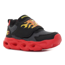 Skechers Thermo - Flash - Flame Flow fekete villogó baba cipő Méret:22 gyerek cipő