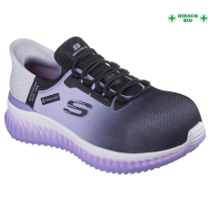 Skechers TILIDO - OMBRAY S1 PL SR ESD fekete/lila női cipő, munkacipő 36-41