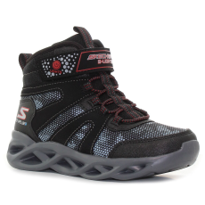 Skechers Twisted - Brights - Zerrix fekete gyerek cipő Méret:27