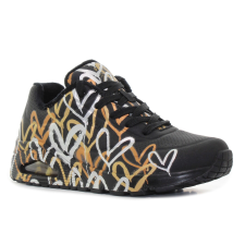 Skechers Uno - Metallic Love fekete női cipő Méret:36 női cipő