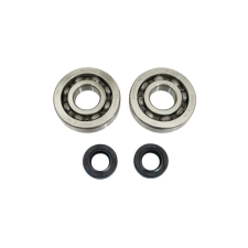SKF Főtengelycsapágy készlet + olajtömítések C4 acél kosár Peugeot Fox egyéb motorkerékpár alkatrész