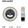 SKF Szíjfeszítő, hosszbordás szíj VKM 66009