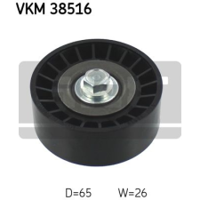 SKF Szíjtárcsa/vezetőgörgő, hosszbordás szíj SKF VKM 38516 kormányvezérlő és kiegészítői