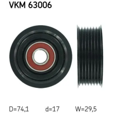 SKF Szíjtárcsa/vezetőgörgő, hosszbordás szíj VKM 63006 autóalkatrész