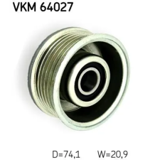 SKF Szíjtárcsa/vezetőgörgő, hosszbordás szíj VKM 64027 autóalkatrész