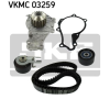 SKF Vízpumpa + fogasszíj készlet SKF VKMC 03259