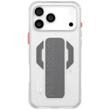 Skinarma Haxa Apple iPhone 17 Pro mágneses tok kitámasztóval, Magsafe kompatibilis, átlátszó tok és táska