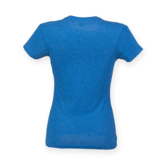Skinny Fit SFL161 Női póló, Blue Triblend-S