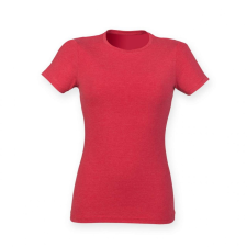  Skinny Fit SFL161 Red Triblend női póló