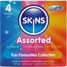 Skins Assorted óvszerek mix Vanilla 4 db óvszer