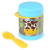 Skip hop Zoo rozsdamentes acél ételtároló termosz evőeszközzel 325ml Zsiráf