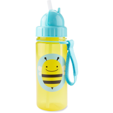 Skip hop Zoo Szívószálas kulacs PP, PVC és BPA mentes 385ml Méhecske kulacs, kulacstartó