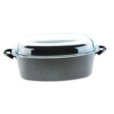 SKK Titán sütőedény üvegfedővel 33x21 cm mélység 11cm SKK Titan Durit Resist edény