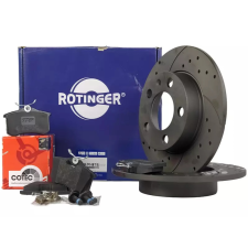  Skoda Octavia hátsó fék készlet , Féktárcsa (ø232 mm) + fékbetét autóalkatrész