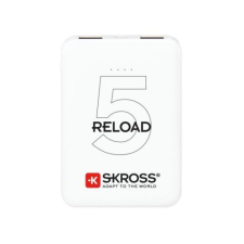 Skross Reload5 5Ah power bank USB/microUSB kábellel, két kimenettel power bank