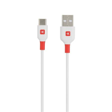 Skross Töltőkábel, USB-A/USB-C, 1,2m, , fehér (SKTK0002A) (SKTK0002A) kábel és adapter