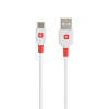 Skross USB-A to USB-C cable 2m White
