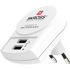 Skross USB töltő 2 darab A típusú bemenettel (1.302421) (KRS1.302421) mobiltelefon kellék