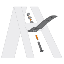 SKS-Germany Velo 42/47 sárvédőrögzítő elem kerékpáros kerékpár és kerékpáros felszerelés