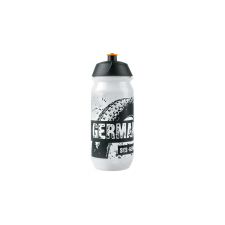 SKS Team Germany műanyag kulacs, 500 ml, csavaros, átlátszó kulacs, kulacstartó