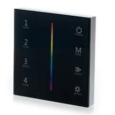 SkyDance LED SD T3-1B Fali LED RGB vezérlő, érintésérzékeny, fekete világítás