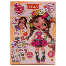 Slammer Mágneses öltöztetőbaba - Bella  Ajánlott 4-10 éves korig lányoknak (04761) kreatív és készségfejlesztő