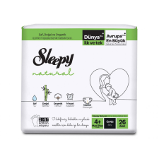 Sleepy Natural Ultra Sensitive Bambusz bugyipelenka Maxi+ 4+ (9-16)(26db) mosható pelenka