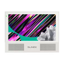 SLINEX SONIK 7 videó kaputelefon beltéri egység 7" IPS 16:9 kijelző monitor, fehér kaputelefon