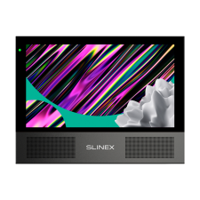 SLINEX SONIK 7 videó kaputelefon beltéri egység 7" IPS 16:9 kijelző monitor, fekete kaputelefon
