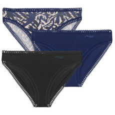 SLOGGI Bugyik GO Crush High leg PACK DE 3 Tengerész EU XS