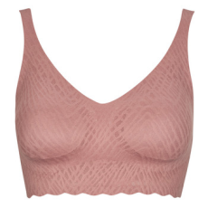 SLOGGI Merevítő nélküliek ZERO Feel Bliss Bralette Barna EU L