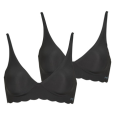 SLOGGI Merevítő nélküliek ZERO Microfibre 2.0 Soft Bra PACK DE 2 Fekete EU M