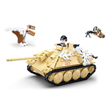 Sluban Army építőkészlet WW2 budapesti csata M38-B0976 harckocsiromboló 344 db (LEGO kompatibilis) barkácsolás, építés
