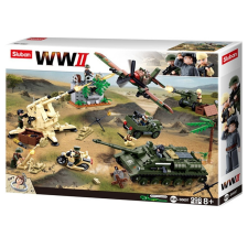 Sluban Army WWII - Csata a keleti fronton 998 darabos építőjáték készlet barkácsolás, építés