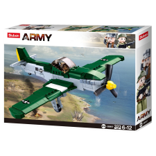 Sluban Army WWII - P51D Mustang vadászgép építőjáték készlet barkácsolás, építés