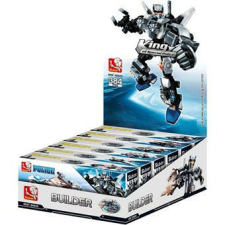 Sluban Builder Police - 6 into 1 robotharcos építőjáték készlet barkácsolás, építés