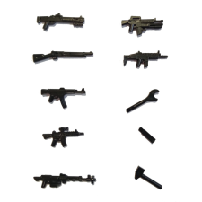 Sluban építőjáték kiegészítő szett - 10 db-os csomag barkácsolás, építés