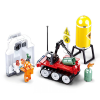 Sluban építőkészlet Firefighters M38-B0963 Távirányítós robot 130 db (LEGO kompatibilis)