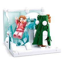 Sluban építőkészlet Mini Handcraft M38-B0989D Tél 109 db (LEGO kompatibilis) barkácsolás, építés