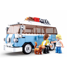 Sluban építőkészlet Models M38-B0707 vidám busz 227 db (LEGO kompatibilis) barkácsolás, építés