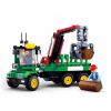 Sluban építőkészlet Town Farm M38-B0778 Traktor rönk utánfutóval 209 db (LEGO kompatibilis)