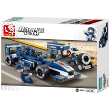  Sluban Formula 1 – Kék versenyautó építőjáték készlet barkácsolás, építés