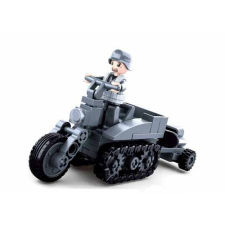 Sluban kompatibilis építőkészlet Army WW2 M38-B0680B lánctalpas motorkerékpár 109 db barkácsolás, építés