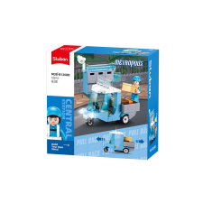 Sluban kompatibilis építőkészlet Metropolis M38-B1260D Postai jármű 105 db barkácsolás, építés