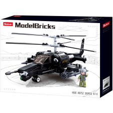 Sluban Model Bricks Army - Kamov KA-50 harci helikopter építőjáték készlet barkácsolás, építés