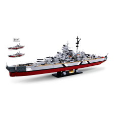Sluban ModelBricks Bismarck csatahajó 2 az 1-ben barkácsolás, építés