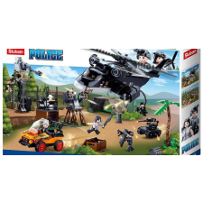 Sluban Police - Csata a szigeten építőjáték készlet barkácsolás, építés