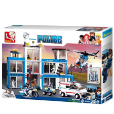 Sluban Police - Rendőrségi állomás építőjáték készlet barkácsolás, építés